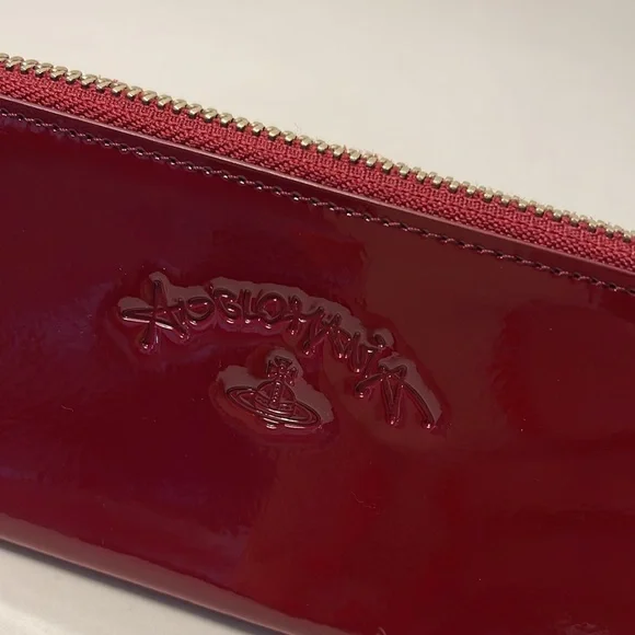 Vivienne Westwood PENCIL CASE KELLY NWT BURGUNDY